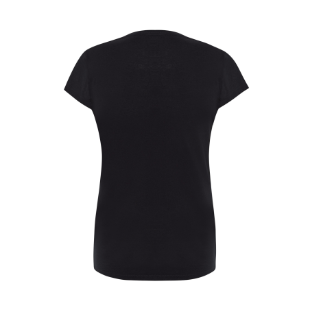 Camiseta Negra Manga Corta Mujer - Camisetas y Polos