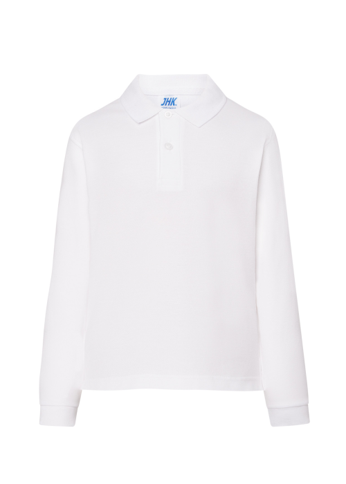 Polo Blanco Manga larga Infantil - Blusones, Camisas y Camisetas Regionales