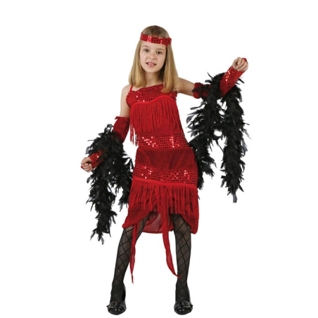 Comprar el Vestit de Charleston Vermell Infantil per només 17.50€ – vestit de Botiga en línia