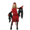Disfraz de Charleston Rojo Infantil - Disfraces de Años 20 para Niña