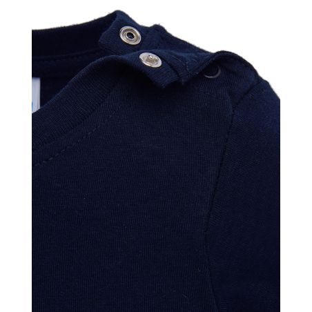 Body Negro Manga Corta Bebe - Bodys