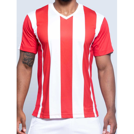 Camiseta Roja y Blanca - Chaquetas y Camisetas
