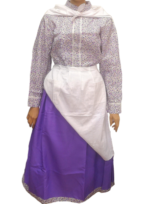 Conjunto Casera Mujer Morado Claro Laida - Trajes Neska o Baserritarra Mujer