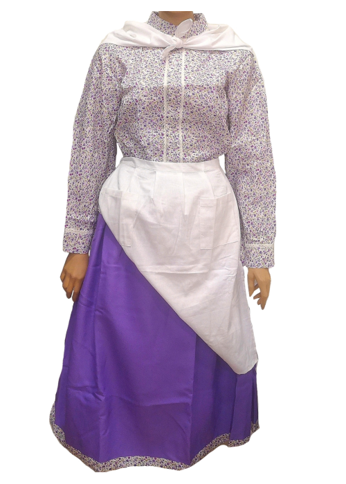 Conjunto Casera Mujer Morado Claro Laida - Trajes Neska o Baserritarra Mujer