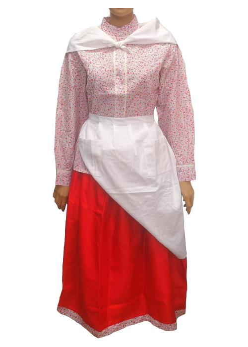 Conjunto Casera Mujer Rojo Laida - Trajes Neska o Baserritarra Mujer