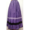 Falda Casera Morado Bies Lila y Negro - Inicio