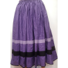 Falda Casera Morado Bies Lila y Negro - Inicio