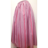 Faldilla Casolana Ratlles De Color Rosa