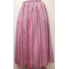 Falda Casera Rayas Rosa - TRAJES REGIONALES