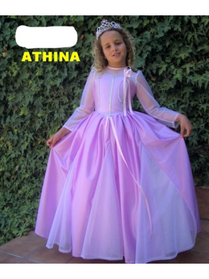 Disfraz de Princesa morada Athyna - Disfraces de Princesas para Niñas