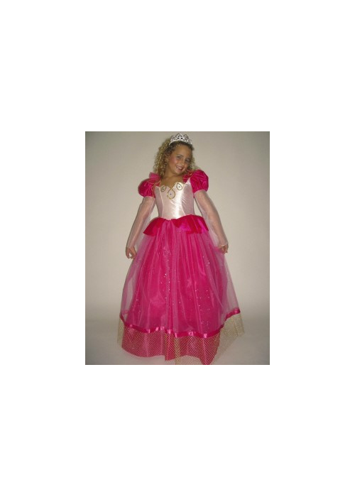 Disfraz de Princesa Fucsia Genny Infantil - Disfraces de Princesas para Niñas