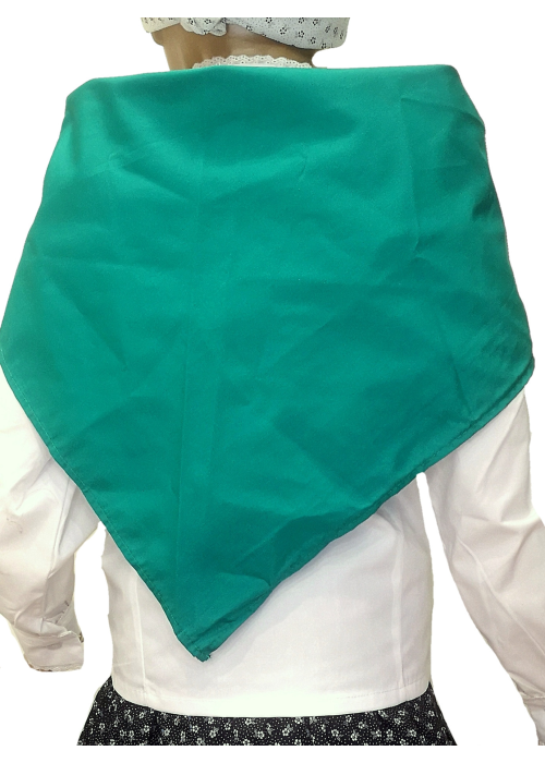 Pañuelo Casera Pequeño Verde Oscuro - Pañuelos Trajes Regionales