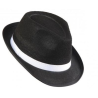 Sombrero Gangster Negro - Complementos años 20