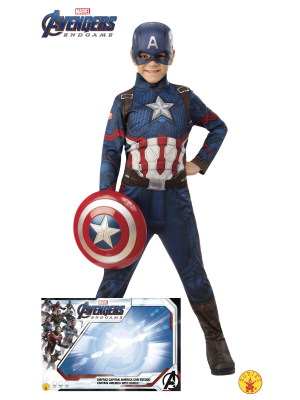 Disfraz de Capitan America con Escudo - Disfraces de Capitan America