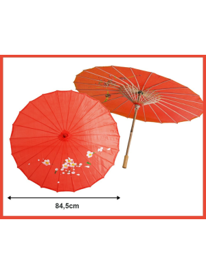 Sombrilla de Geisha Roja - Complementos de Chinos, Orientales, Ninjas y Geishas