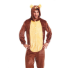 Disfraz de Oso Marron Pijama Peluche - Disfraces de Animales Adultos