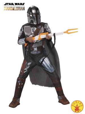 Disfraz de Mandalorian Silver Premium Infantil - Disfraces Star Wars para Niños
