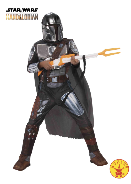 Disfraz de Mandalorian Silver Premium Infantil - Disfraces Star Wars para Niños