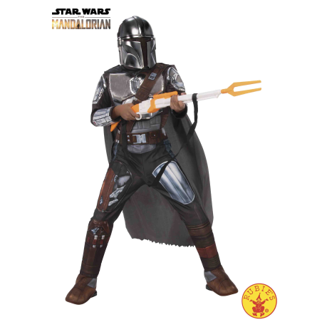 Disfraz de Mandalorian Silver Premium Infantil - Disfraces Star Wars para Niños