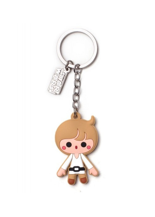 Llavero Star Wars Luke Skywalker de goma - Llaveros y chapas Frikis