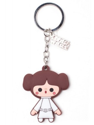 Comprar Llavero Star Wars Princesa Leia de goma - Llaveros y chapas Frikis