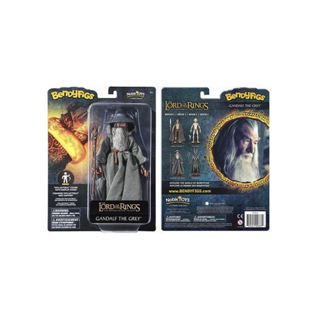 Figura Maleable Bendyfigs Gandalf el Gris -El Señor de los Anillos - Figuras