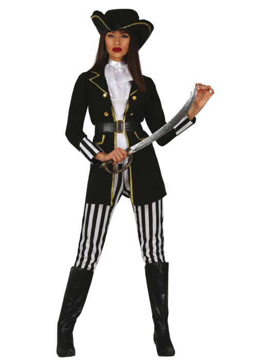 Disfraz de Piratesa Negra - Disfraces de Piratas para Mujer