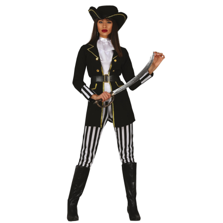Disfraz de Piratesa Negra - Disfraces de Piratas para Mujer