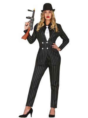 Disfraz de Gangster Traje Mujer - Disfraces de Años 20 para Mujer