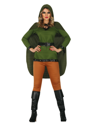 Disfraz de Arquera Verde - Robin Hood