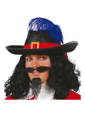 Erosi Hat Musketeer Beltza bakarrik 3.50€ – mozorro Denda online