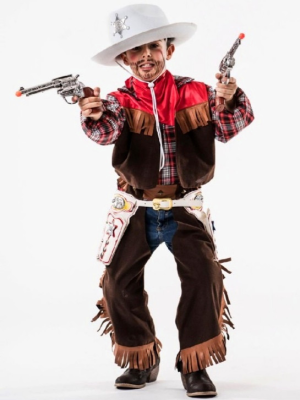 Disfraz de Vaquero Cuadros Infantil - Vaqueros