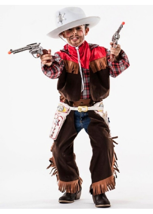 Disfraz de Vaquero Cuadros Infantil - Vaqueros
