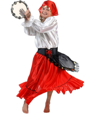 Disfraz de Zingara Infantil - Disfraces de Zingaras para Niñas