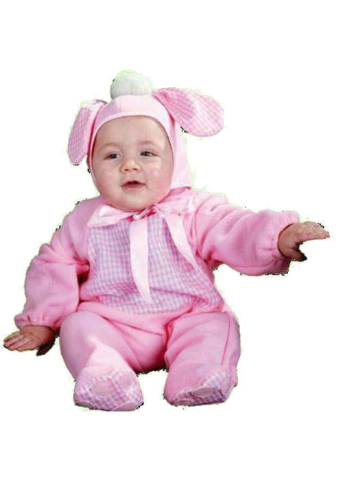 Disfraz de Perro Rosa Bebe - Disfraces de Animales Bebes