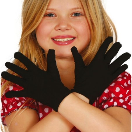 Guantes Negros Infantiles - Guantes