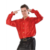 Camisa Disco Roja Hombre - Disfraces de Disco para Hombre