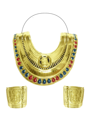 Set Collar y Brazalete  de Cleopatra - Complementos de Romanos y Griegos