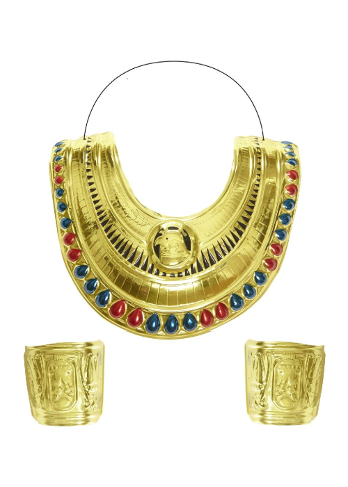 Set Collar y Brazalete  de Cleopatra - Complementos de Romanos y Griegos