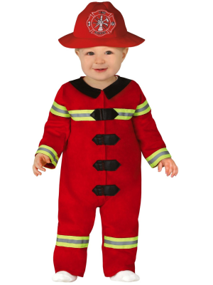 Disfraz de Bombero Bebe - Oficios Bebes TABLETS