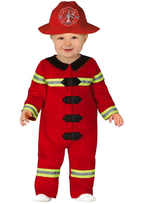 Disfraz de Bombero Bebe - Oficios Bebes TABLETS