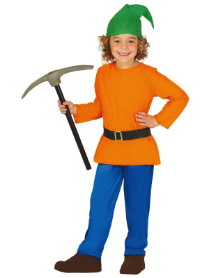 Disfraz de Enanito Naranja Infantil - Disfraces de Princesa de las Nieves infantiles