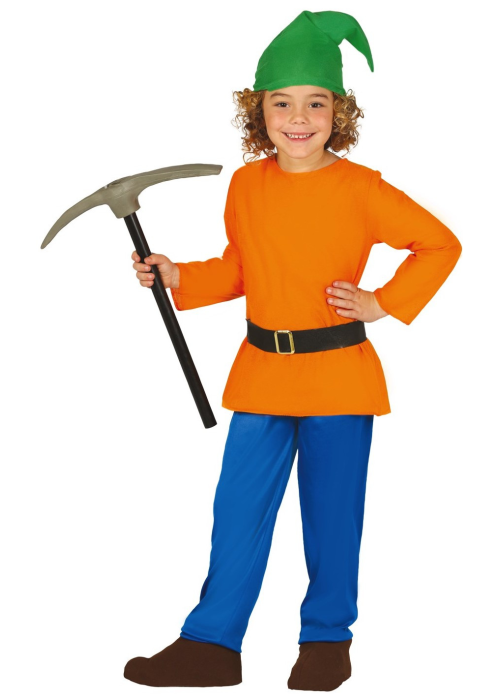 Disfraz de Enanito Naranja Infantil - Disfraces de Princesa de las Nieves infantiles