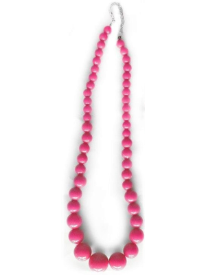Buy Necklace Beads Pink for only 1.80€ – costume Shop online