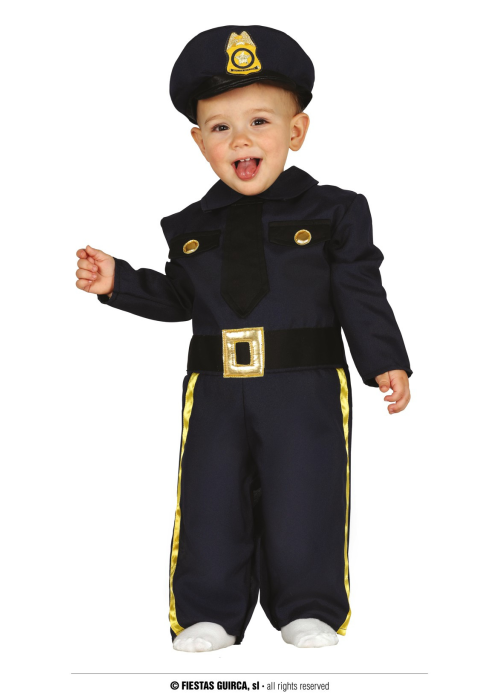 Disfraz de Policia Bebe - Oficios Bebes TABLETS