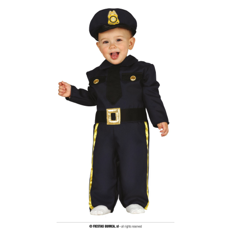 Disfraz de Policia Bebe - Oficios Bebes TABLETS