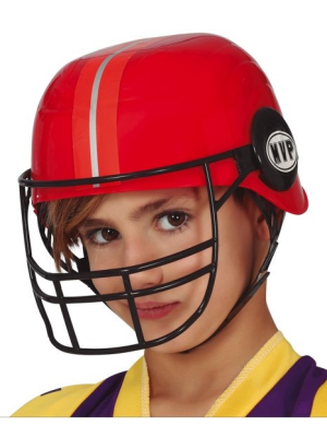 Casco Rugby Rojo Infantil - Complementos de Deporte