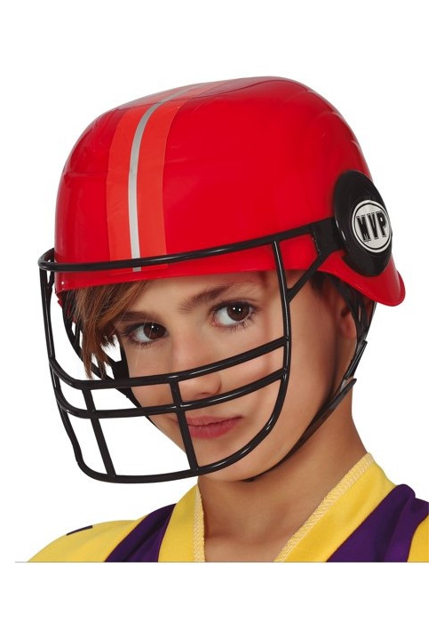 Casco Rugby Rojo Infantil - Complementos de Deporte