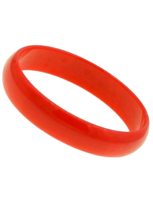 Pulsera de Aro Grande Roja - Pendientes, Collares y Pulseras