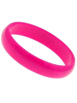 Pulsera de Aro Grande Fucsia - Pendientes, Collares y Pulseras